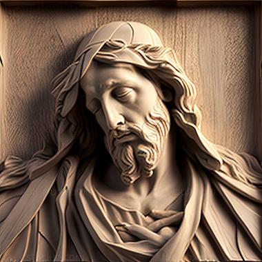 3D model st jesus (STL)